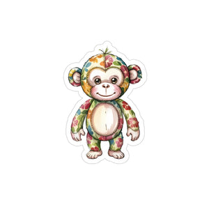 Vibrant Outdoor Monkey Sticker Floral Design - Dipaliz - Decorative Stickers