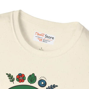 Playful Fox Yoga Softstyle Unisex T-shirt for Animal Lovers - Dipaliz - T-shirts