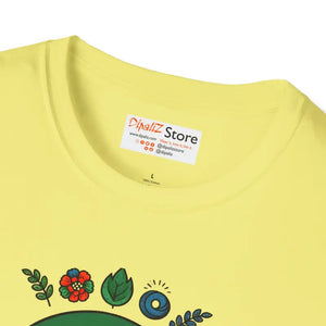 Playful Fox Yoga Softstyle Unisex T-shirt for Animal Lovers - Dipaliz - T-shirts