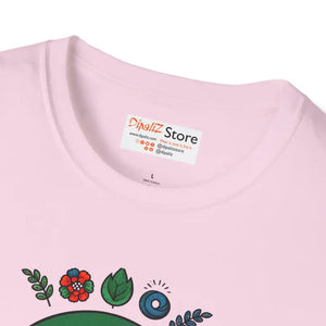 Playful Fox Yoga Softstyle Unisex T-shirt for Animal Lovers - Dipaliz - T-shirts