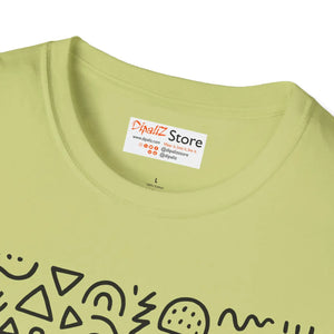 Playful Pattern Unisex Softstyle Tee - Cloud-like Comfort - Dipaliz - T-shirts