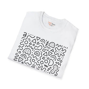 Pattern Unisex Softstyle Tee - Cloud-like Comfort - Dipaliz - T-shirts