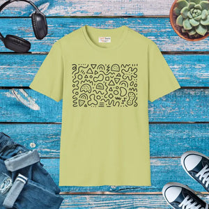 Pattern Unisex Softstyle Tee - Cloud-like Comfort - Dipaliz - s / Pistachio - T-shirts