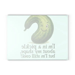 Glass Cutting Board - Playful Pickle Design - Dipaliz - Boards