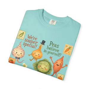 Playful Veggie Cute Graphic Tee - Gardening Enthusiast - Dipaliz - T-shirts