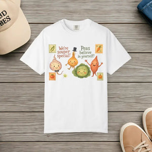 Playful Veggie Cute Graphic Tee - Soft Gardening Shirt - Dipaliz - White / s - T-shirts