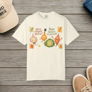 Playful Veggie Cute Graphic Tee - Soft Gardening Shirt - Dipaliz - Ivory / s - T-shirts