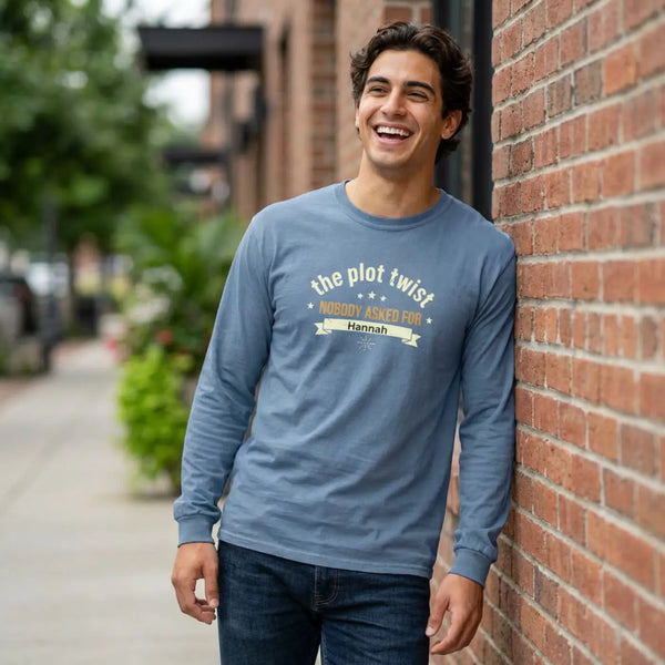 Vintage Hannah Long Sleeve - Personalized Plot Twist - Dipaliz - Blue Jean / s - Long-sleeve