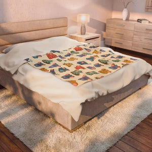 DipaliZ 30 by 40 inch elephant blanket sized for cribs and strollers