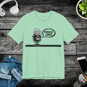 Podcast Junkie Unisex Jersey Short Sleeve Tee - Dipaliz - T-shirts