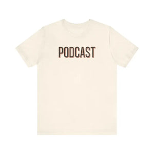 Unisex Jersey Short Sleeve Tee - Premium Cotton Podcast Shirt - Dipaliz - Natural / s - T-shirts