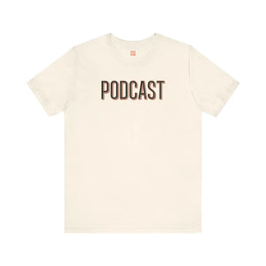 Soft Cotton Jersey Short Sleeve Tee - Podcast - Dipaliz - T-shirts