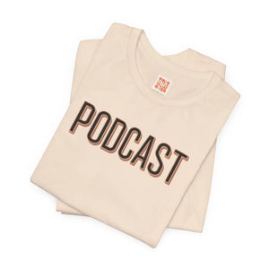 Soft Cotton Jersey Short Sleeve Tee - Podcast - Dipaliz - T-shirts