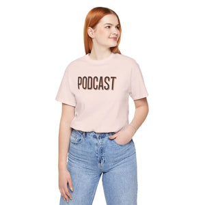 Soft Cotton Jersey Short Sleeve Tee - Podcast - Dipaliz - T-shirts