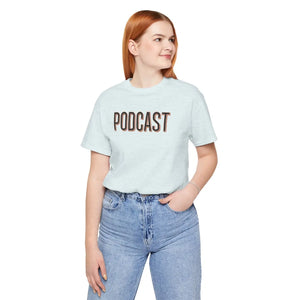 Soft Cotton Jersey Short Sleeve Tee - Podcast - Dipaliz - T-shirts