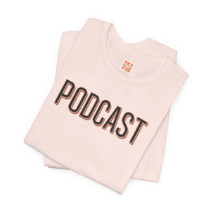 Soft Cotton Jersey Short Sleeve Tee - Podcast - Dipaliz - T-shirts