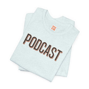 Soft Cotton Jersey Short Sleeve Tee - Podcast - Dipaliz - T-shirts
