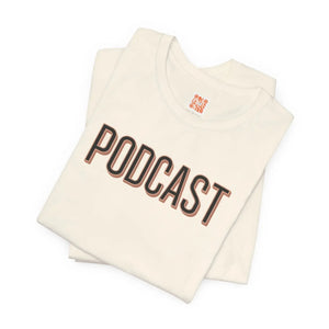 Soft Cotton Jersey Short Sleeve Tee - Podcast - Dipaliz - T-shirts