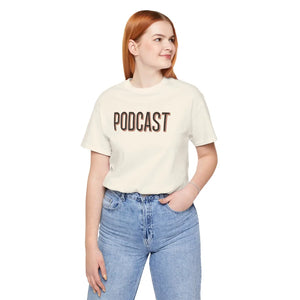Soft Cotton Jersey Short Sleeve Tee - Podcast - Dipaliz - T-shirts