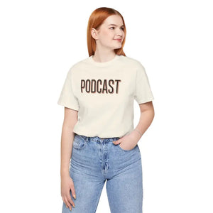 Unisex Jersey Short Sleeve Tee - Premium Cotton Podcast Shirt - Dipaliz - T-shirts