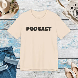 Soft Unisex Jersey Short Sleeve Tee Podcast Design Dipaliz - T-shirts