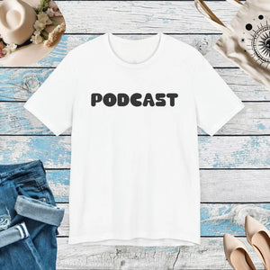 Soft Unisex Jersey Short Sleeve Tee Podcast Design Dipaliz - T-shirts