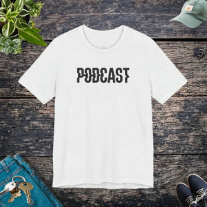 Timeless Unisex Jersey Short Sleeve Podcast Tee - Dipaliz - Ash / s - T-shirts