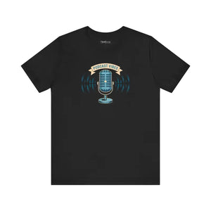 T-shirt - Podcast Vibes Unisex Jersey Short Sleeve Tee - Dipaliz