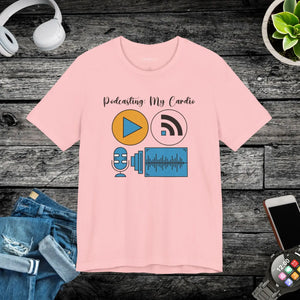Soft Unisex Jersey Short Tee Cardio Ribbed Knit Collars Dipaliz - T-shirts