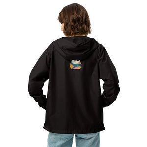 Unisex Lightweight Zip Windbreaker Polar Bear Floral Dipaliz - Windbreakers