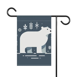 Polar Bear Winter House Banner - Garden Decor Flag - Dipaliz - Flags & Windsocks
