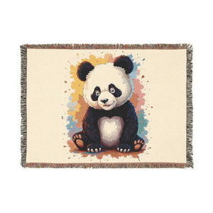 Polar Bear Woven Blanket – 100% Cotton Throw - Dipaliz - Blankets