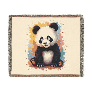 Polar Bear Woven Blanket – 100% Cotton Throw - Dipaliz - Blankets
