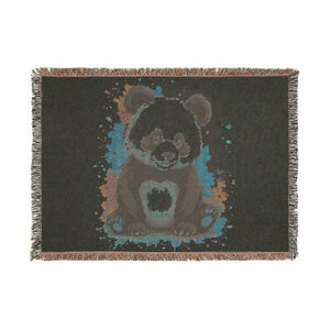 Cozy Polar Bear Woven Blanket - Majestic Wilderness Design - Dipaliz - Blankets
