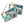 Dazzling Polar Bears Clutch - Luxurious Vegan Leather - Dipaliz - Bags