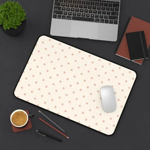 Polka Dot Desk Mat - Vibrant Creative Workspace Organizer - Dipaliz - Mouse Pads