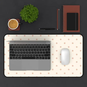 Polka Dot Desk Mat - Vibrant Creative Workspace Organizer - Dipaliz - Mouse Pads