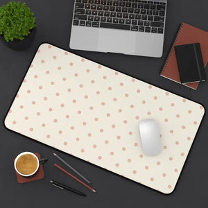 Polka Dot Desk Mat - Vibrant Creative Workspace Organizer - Dipaliz - Mouse Pads