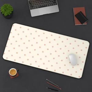 Polka Dot Desk Mat - Vibrant Creative Workspace Organizer - Dipaliz - Mouse Pads