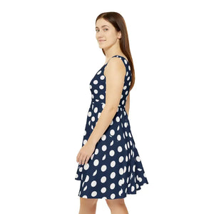 Women’s Skater Dress Vintage Polka Dot Flared Summer Style Dipaliz - Dresses