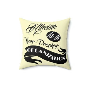 Bold Atheism Throw Pillow - Polyester Square - Dipaliz - Pillows