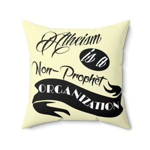 Bold Atheism Throw Pillow - Polyester Square - Dipaliz - Pillows