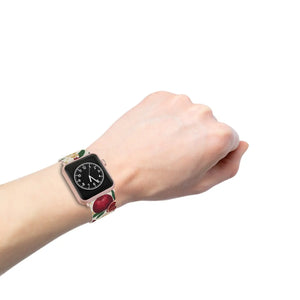 Pomegranate Floral Apple Watch Band - Botanical Gift - Dipaliz - Bands