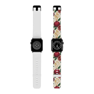 Pomegranate Floral Apple Watch Band - Botanical Gift - Dipaliz - Bands