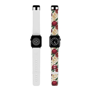 Pomegranate Floral Apple Watch Band - Botanical Gift - Dipaliz - Bands