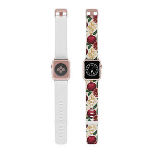 Pomegranate Floral Apple Watch Band - Botanical Gift - Dipaliz - Bands