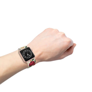 Pomegranate Floral Apple Watch Band - Botanical Gift - Dipaliz - Bands