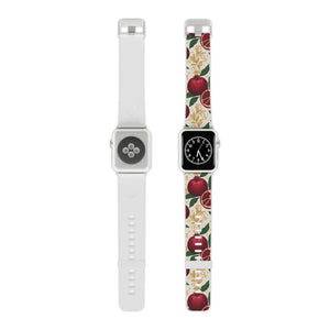 Pomegranate Floral Apple Watch Band - Botanical Gift - Dipaliz - Bands