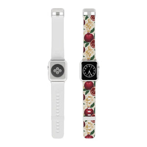 Pomegranate Floral Apple Watch Band - Botanical Gift - Dipaliz - Bands
