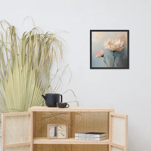 Framed Poster Poppy Flowers Il Painting Matte Black Frame Dipaliz - 18″×18″ - Posters